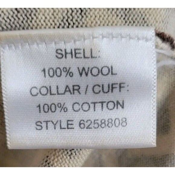 Tory Burch Merino Wool Dickie V-neck Sweater Brown size S - Picture 5 of 10